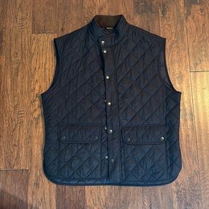 Barbour Black Lowerdale Gilet Quilted Vest Sz XXXL- Please Read Sizing Info